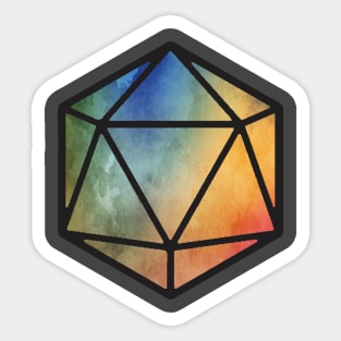 Water Color D20 1.0 Sticker